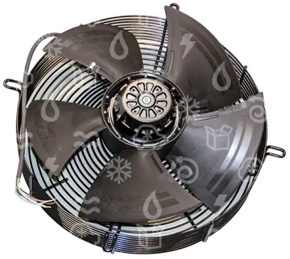 ventilátor sací, d = 350 mm, 1~230V, 50 Hz, 4 pol, EBM PAPST, s kabelem